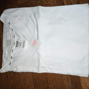 V.s Pink large White tee New